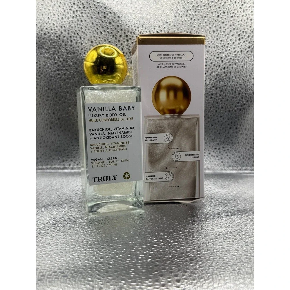 Truly Vanilla Baby Luxury Body Oil NIB